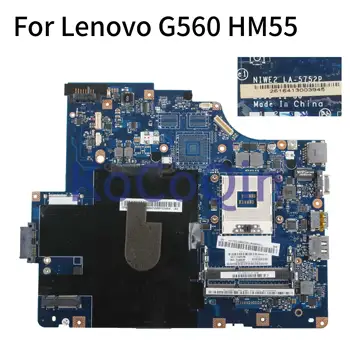 KoCoQin Sülearvuti emaplaadi LENOVO Ideapad G560 Z560 Emaplaadi NIWE2 LA-5752P HM55 0