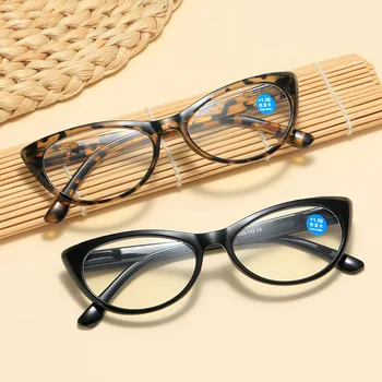Mood naised cat-eye lugemise prillid anti-sinine valgus retro trend Hyperopia prillid+ 1.0 + 1.5 + 2.0 + 2.5 + 3.0 + 3.5 + 4.0
