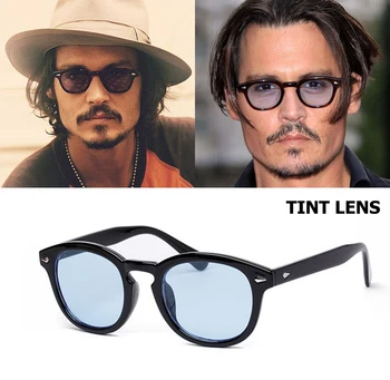 JackJad Uus Mood Johnny Depp Lemtosh Stiilis Ümmargused Päikeseprillid Tint Ookeani Objektiivi Brändi Disaini Poole Näita Päikeseprillid Oculos De Sol 0
