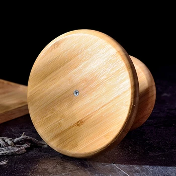 2-Tasandiline Kook Seista Plaat Magustoit Puuvilja Vaagen puidust kandik Bambusest kaubaalus 5