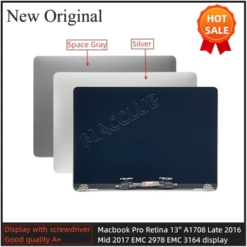 Algne Uus Sülearvuti Ekraani LCD Assamblee Hõbedane Space grey for Macbook Pro Retina 13