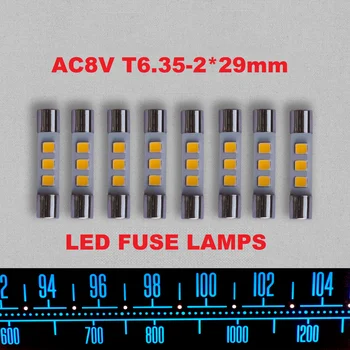 AC8V LED Lamp Fuse Vahetage Hõõglamp 8V 250mA Sobib Marantz Sansui Kenwood Yamaha ja Palju Vintage-Stereo-Audio-Vastuvõtjad 0