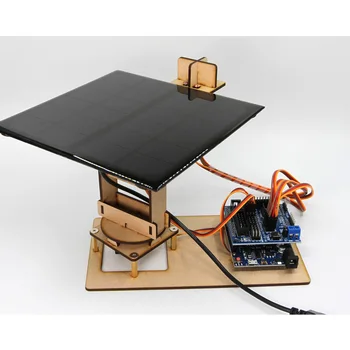 Arduino Intelligentne Päikese Jälgimise Masin Saab Kasutada Mobiiltelefoni Laadimine Tegija Elektritootmise Projekti
