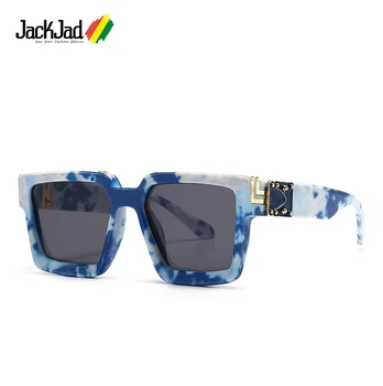 JackJad Mood Lahe Unikaalne Sinine Taevas, Valge Pilv Stiilis Päikeseprillid Miljonärideks Vintage Brändi Disaini Päikeseprillid Oculos De Sol 0